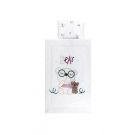 Set lenjerie pat 4 piese, bumbac ranforce, Bear Beige