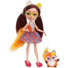 Set papusa cu animalut Felicity Fox Mattel Enchantimals