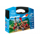 Set portabil Playmobil Knights - Caveler cu catapulta (9106)