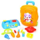 Set troler Micul Bucatar cu accesorii Hola Toys