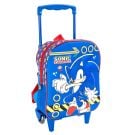 Ghiozdan tip troller pentru gradinita, Sonic the Hedgehog, 3D