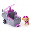 Figurina cu autovehicul Paw Patrol, Skye cu elicopter
