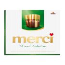 Praline de ciocolata asortata Merci, Verde, 250 g