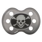 Suzeta ROCK STAR BABY Pirate Skull, tetina silicon, 3 - 24 luni