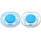 Suzete Philips Avent Free Flow, pentru baieti set 2 buc, 6 - 18 luni