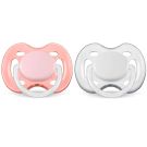 Suzete Philips Avent Free Flow, pentru fete set 2 Buc 6 - 18 luni