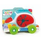 Masinuta cu  8 cuburi moi, Clementoni, Soft Clemmy