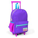 Ghiozdan tip troller cu 2 compartimente, Coral High, mov
