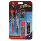 Set instrumente de scris, Spiderman, 5 buc