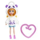 Papusa cu hanorac animalut, Polly Pocket, HKW00