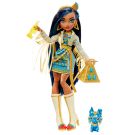 Papusa Monster High Cleo de Nile cu animalut si accesorii, HHK54