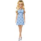 Papusa cu funda albastra, Barbie Fashionista, HYT93