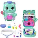 Set de joaca cu papusa si accesorii in gentuta, Polly Pocket, Sailor Kitten, JCR37