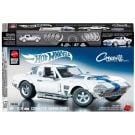 Set de constructie si masina metalica, Brick Shop, Hot Wheels, Corvette Grand Sport, 918 piese, JGR31