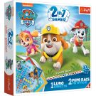 Joc de societate 2 in 1 Trefl, Paw Patrol, Nu te supara frate