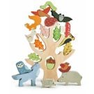 Asezarea din padure din lemn preminum, Tender Leaf Toys, 19 piese