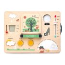 Set de joaca din lemn, Statia meteo educativa Tender Leaf Toys, 13 piese