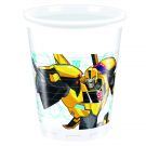 Tranformers - Set 8 pahare din plastic, 200 ml