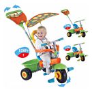 Tricicleta copii Smart Trike Fresh, 3-in-1, Rosu si verde