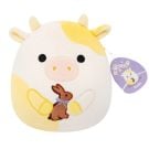 Jucarie de plus, Squishmallows, Vacuta Bodie cu iepuras, 19 cm