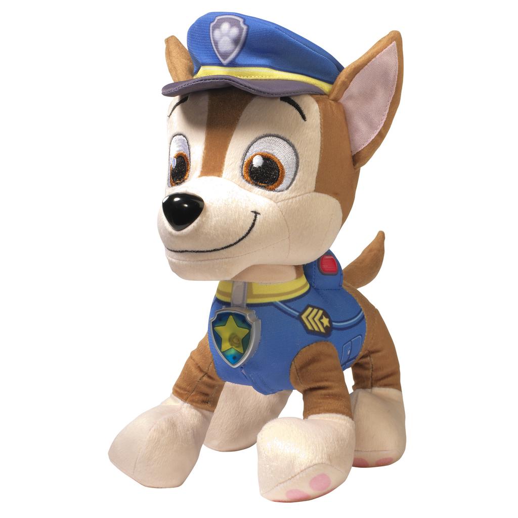 jucarie de plus interactiva paw patrol - chase, 31 cm