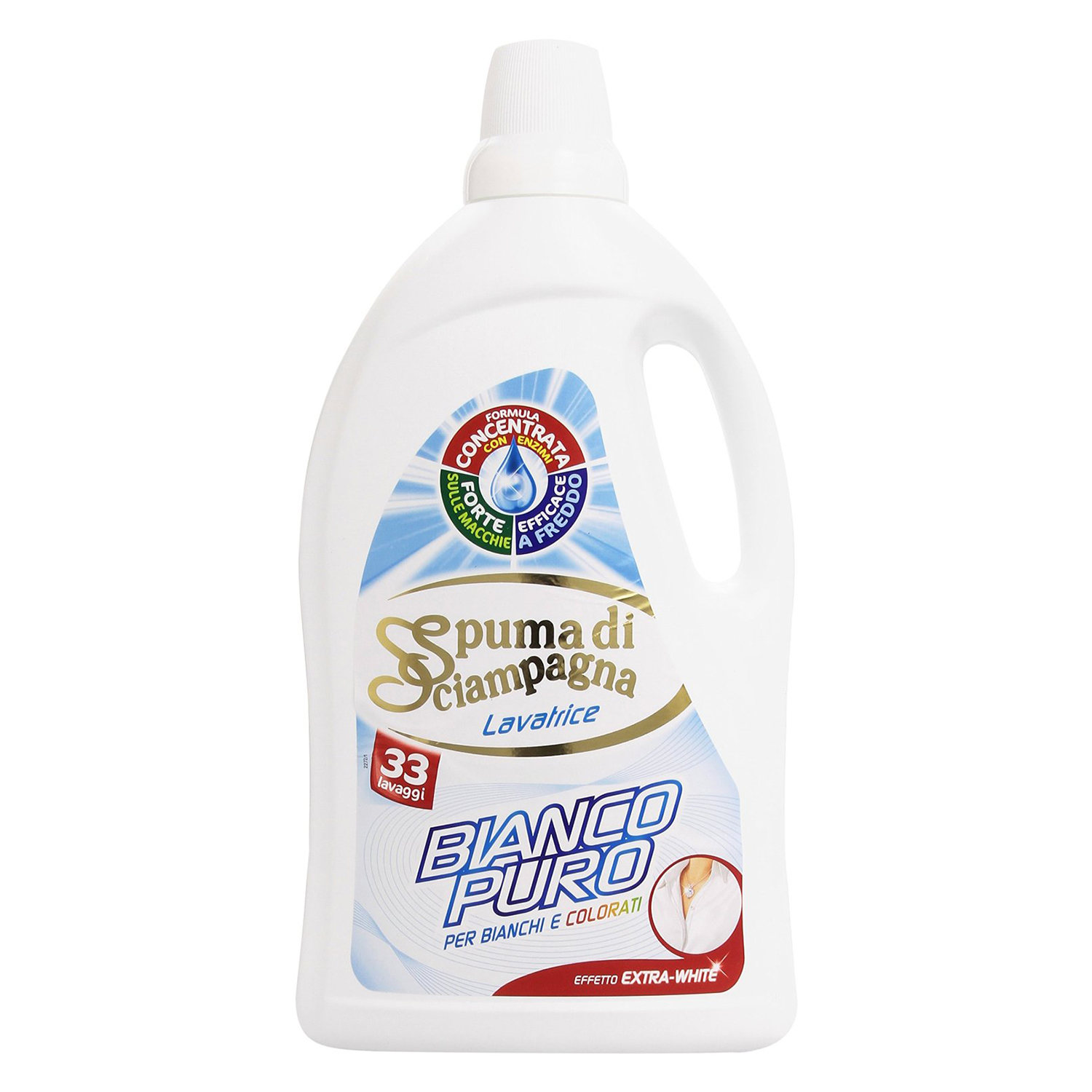 detergent lichid spuma di sciampagna bianco puro, 2145ml