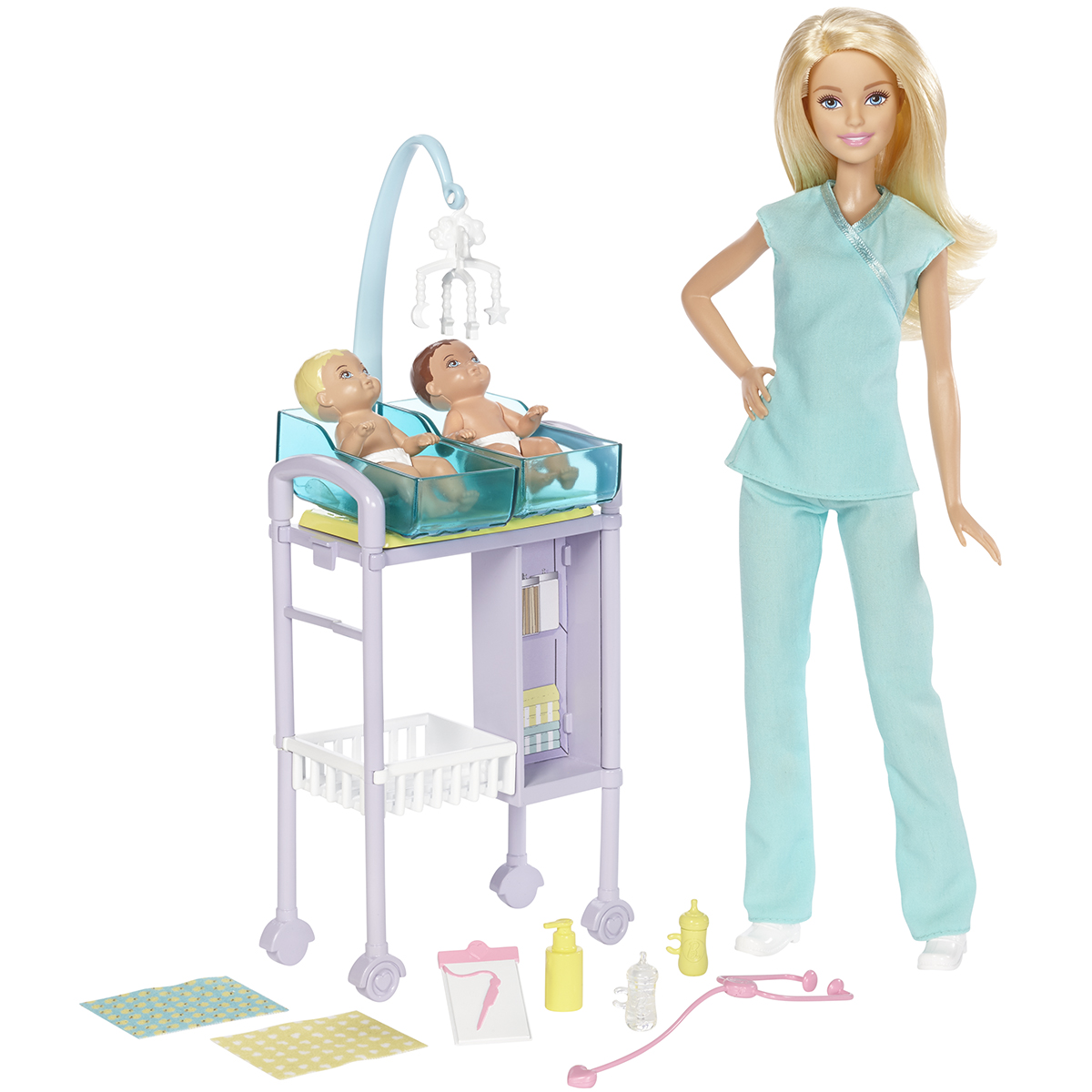 Set de joaca Barbie, Doctorul pediatru, DVG10