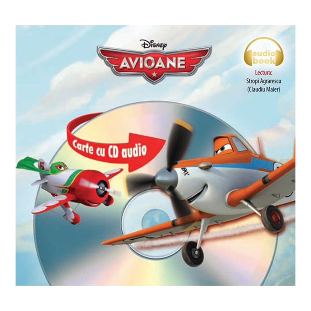disney - avioane (carte + cd audio)