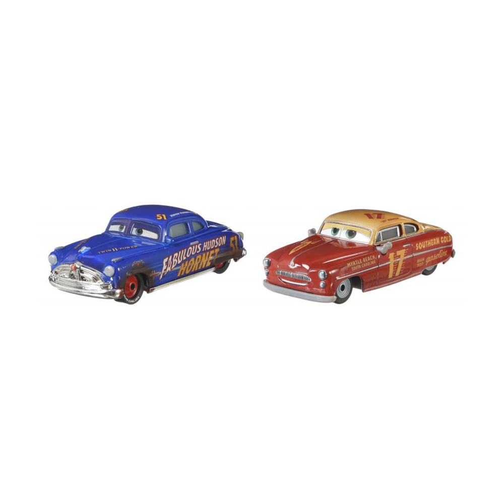 Set masinute Disney Cars 3, Fabulous Hudson Hornet, Jet Robinson, FLH55