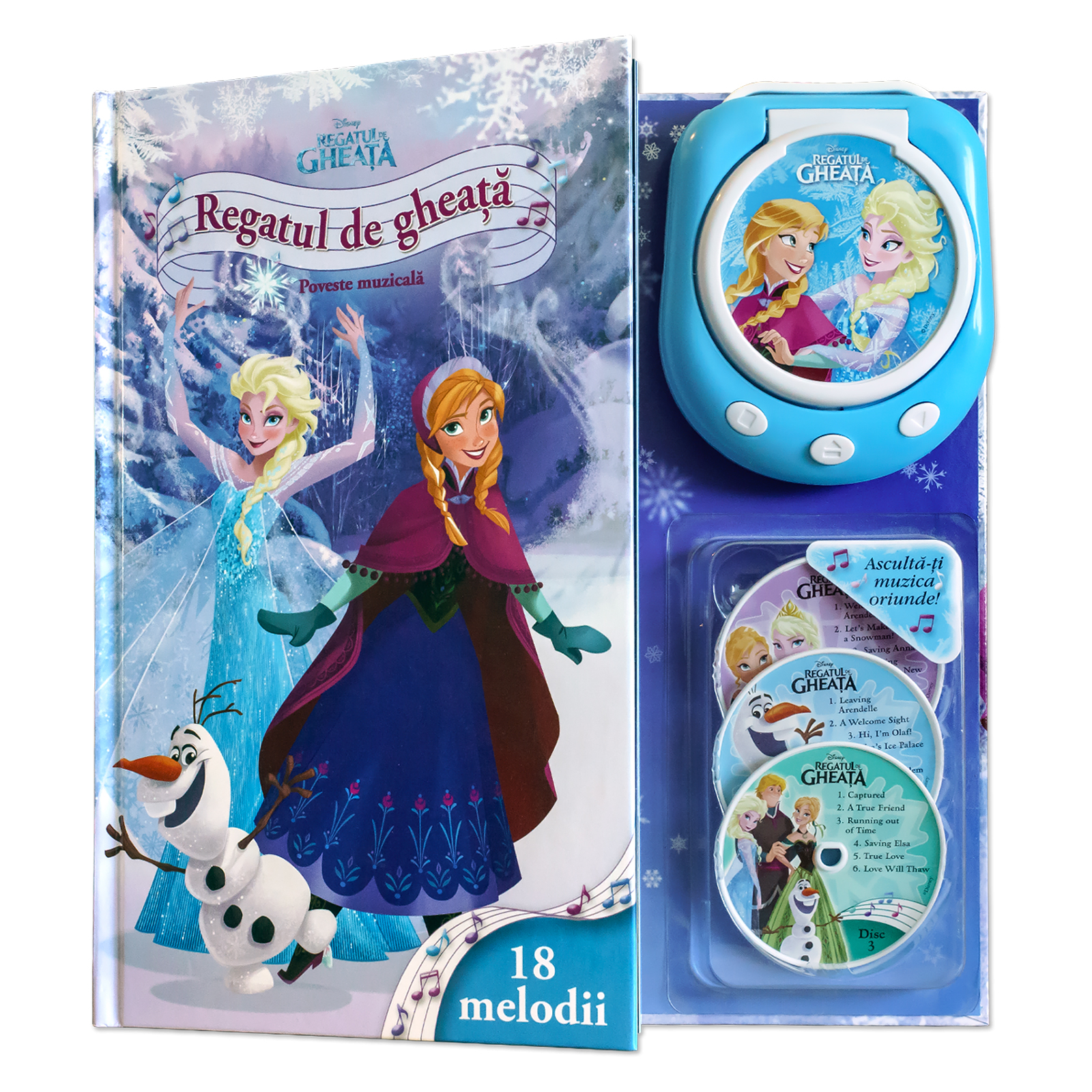 disney regatul de gheata - poveste muzicala (18 melodii)