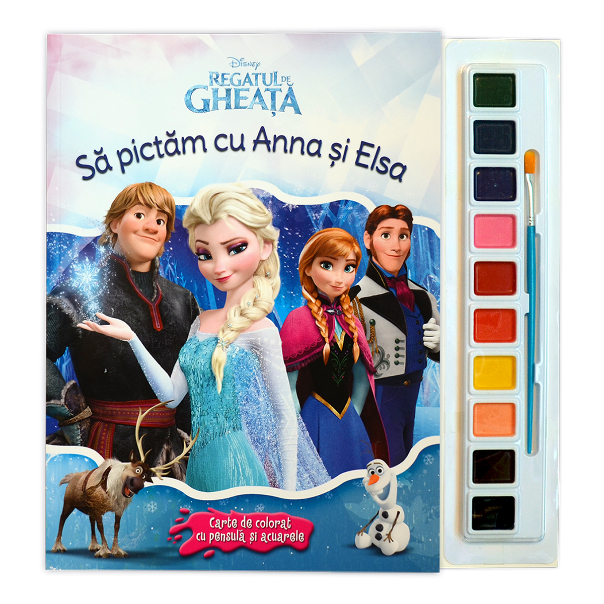 Disney Regatul de gheata - Sa pictam cu Anna si Elsa