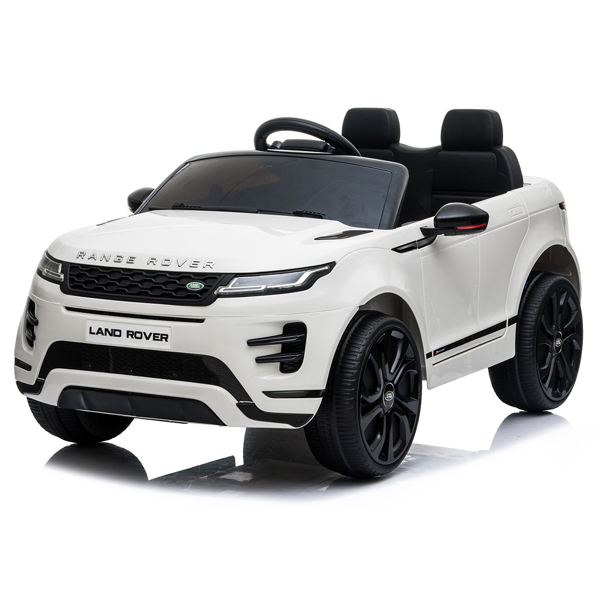 Masinuta electrica land rover range rover evoque, alb