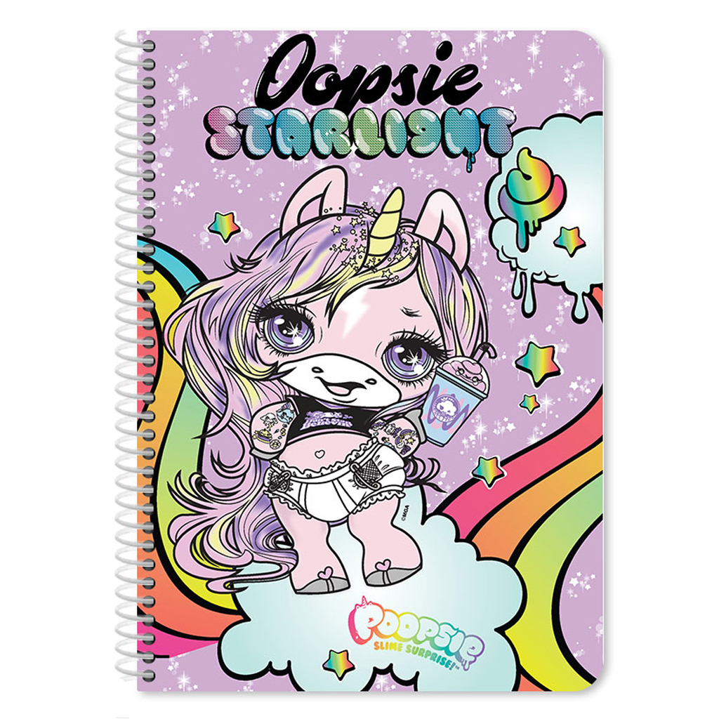 Carnet cu spirala poopsie, 17 x 25 cm