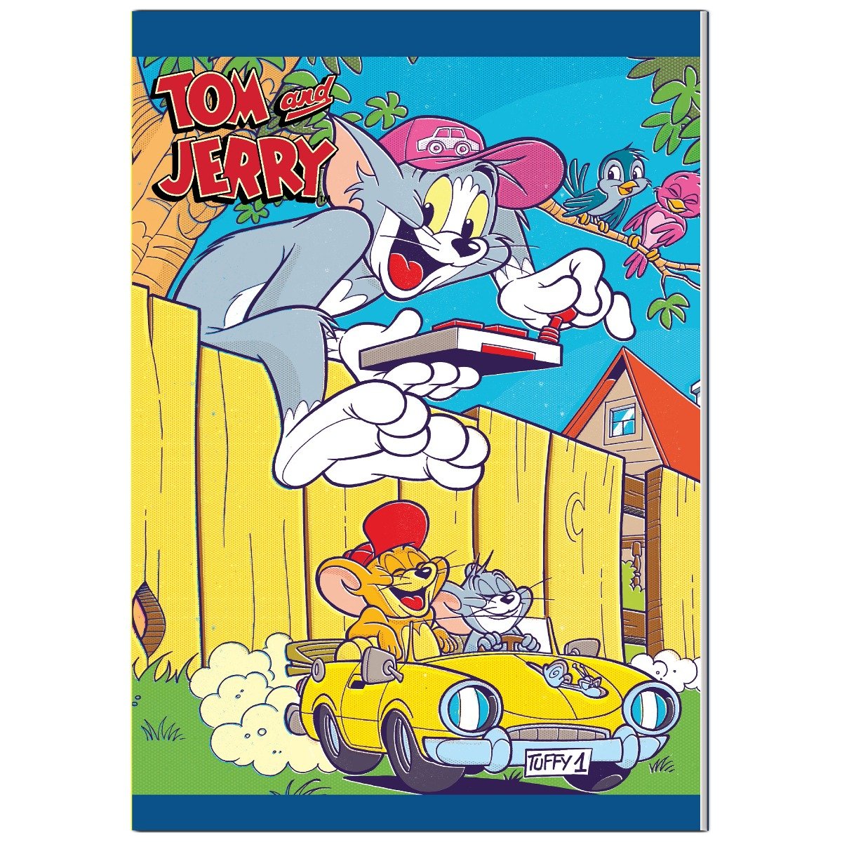 Caiet dictando tom and jerry, 10 x 22 cm