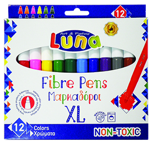 Set de 12 markere colorate - Luna