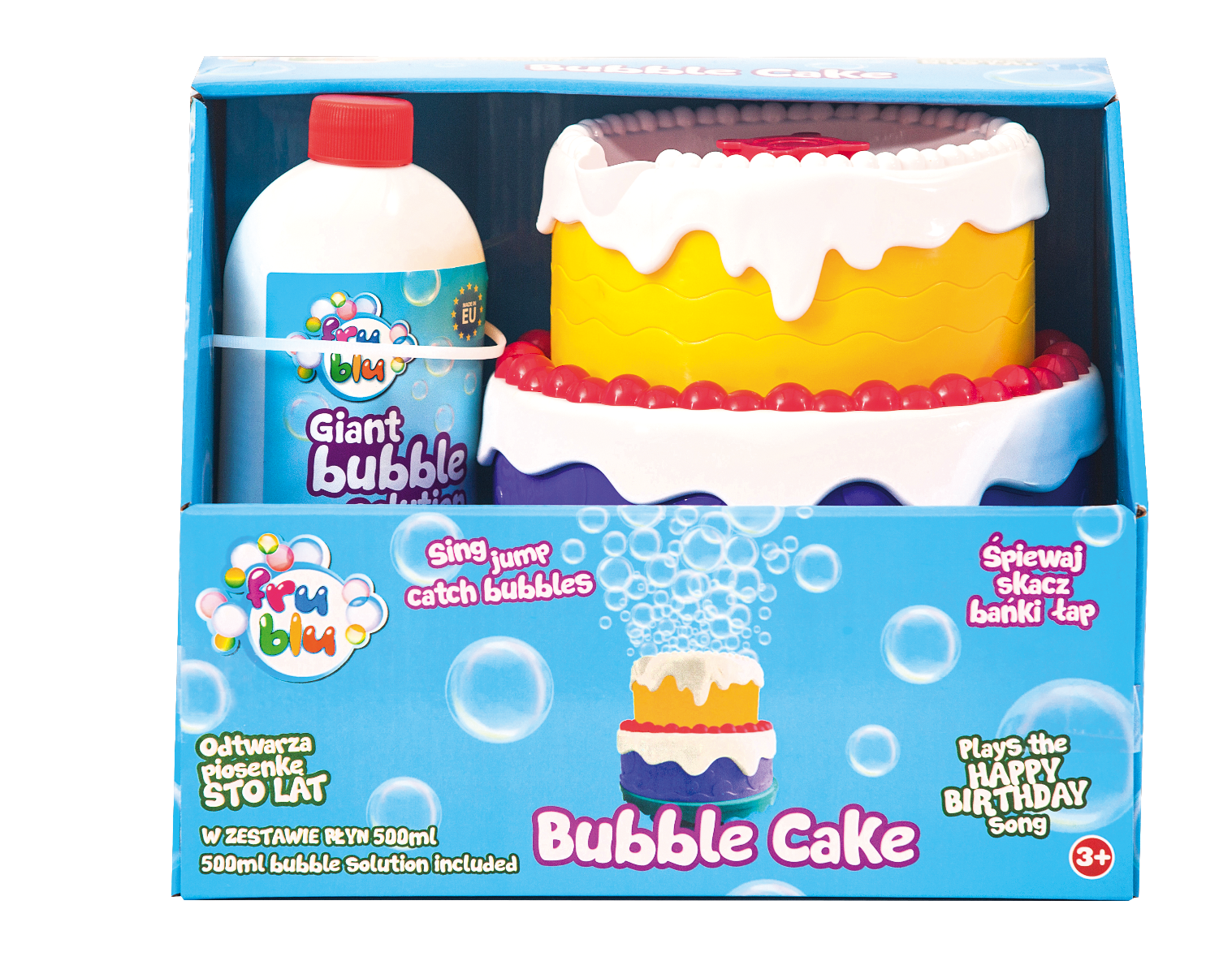 Tort pentru petrecerea cu bule, Fru Blu