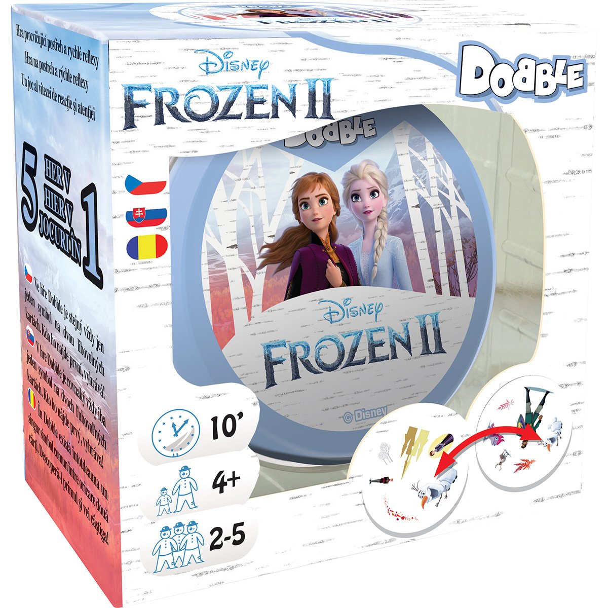 Joc de societate Dobble, Frozen II Dobble imagine 2022 protejamcopilaria.ro