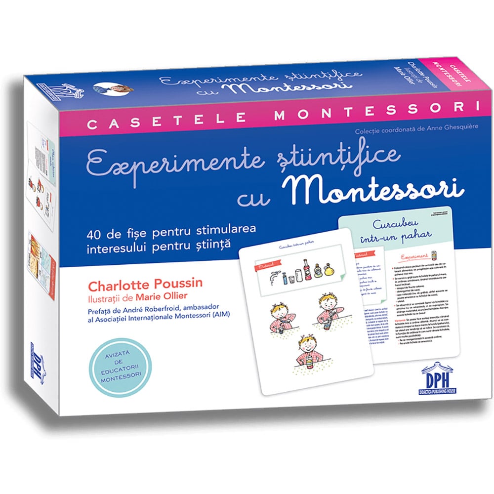 Editura DPH, Casetele Montessori – Experimente stiintifice cu Montessori carti imagine noua responsabilitatesociala.ro