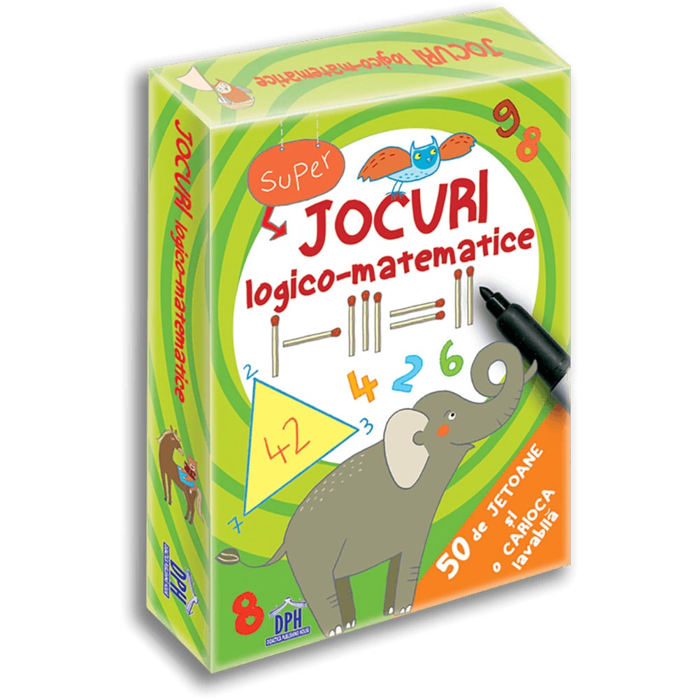 Editura DPH, Jocuri Logico-matematice – 50 de jetoane Carti pentru copii 2023-09-28 3