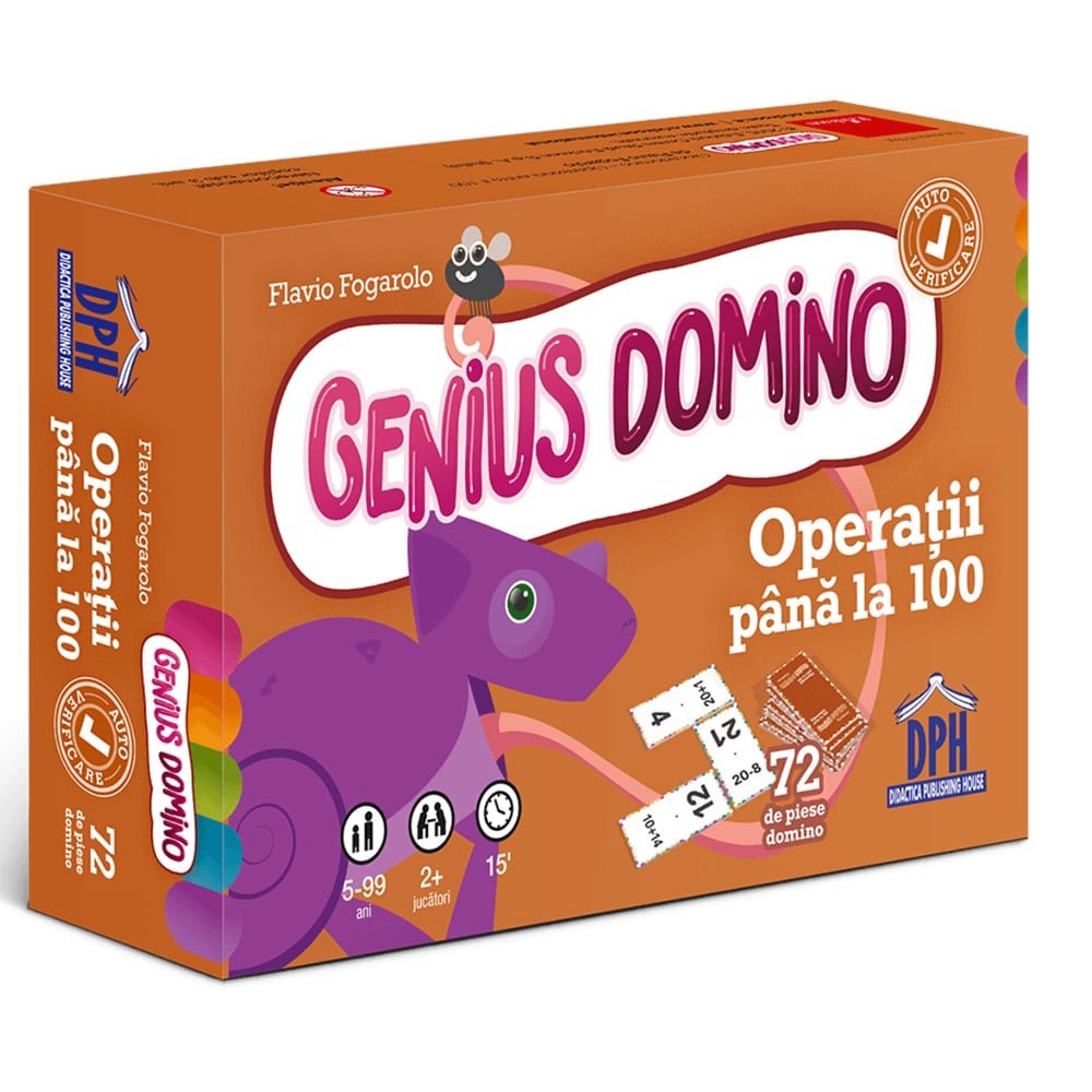 Editura DPH, Genius Domino – Operatii pana la 100 Carti pentru copii 2023-10-02 3