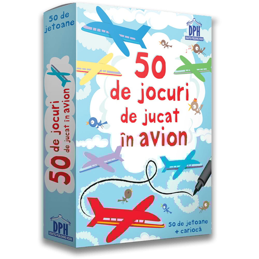 Editura DPH, 50 de jocuri de jucat in avion Avion