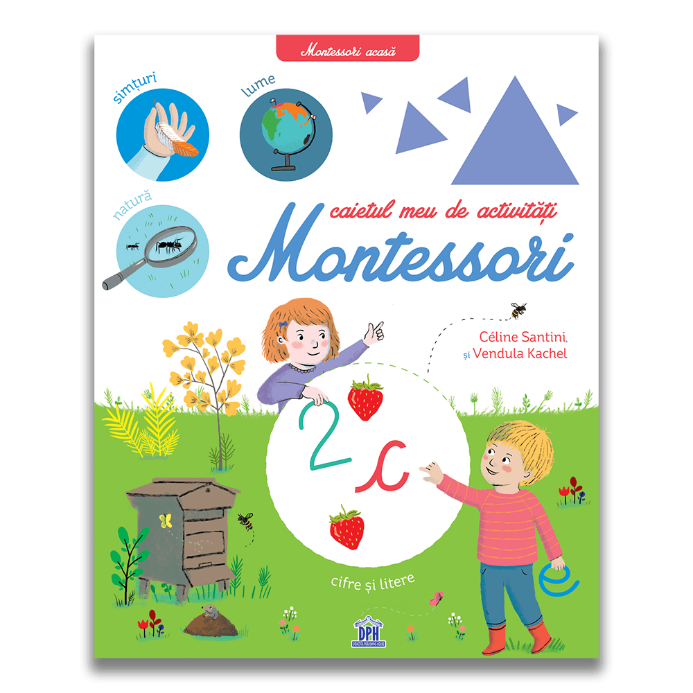 Caietul meu de activitati Montessori, Celine Santini, Vendula Kachel Carti pentru copii imagine 2022
