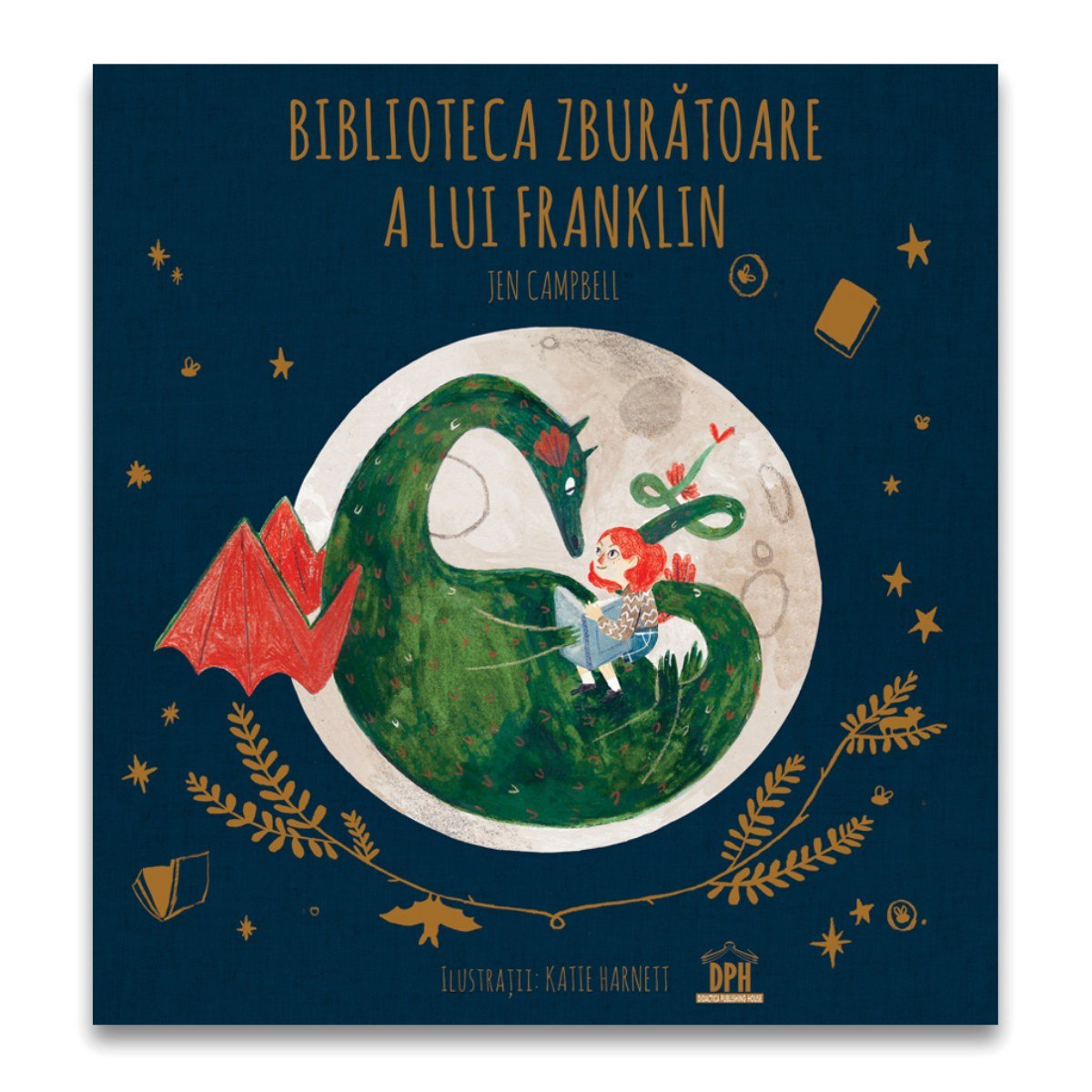Biblioteca zburatoare a lui Franklin, Jen Campbell Carti pentru copii imagine 2022