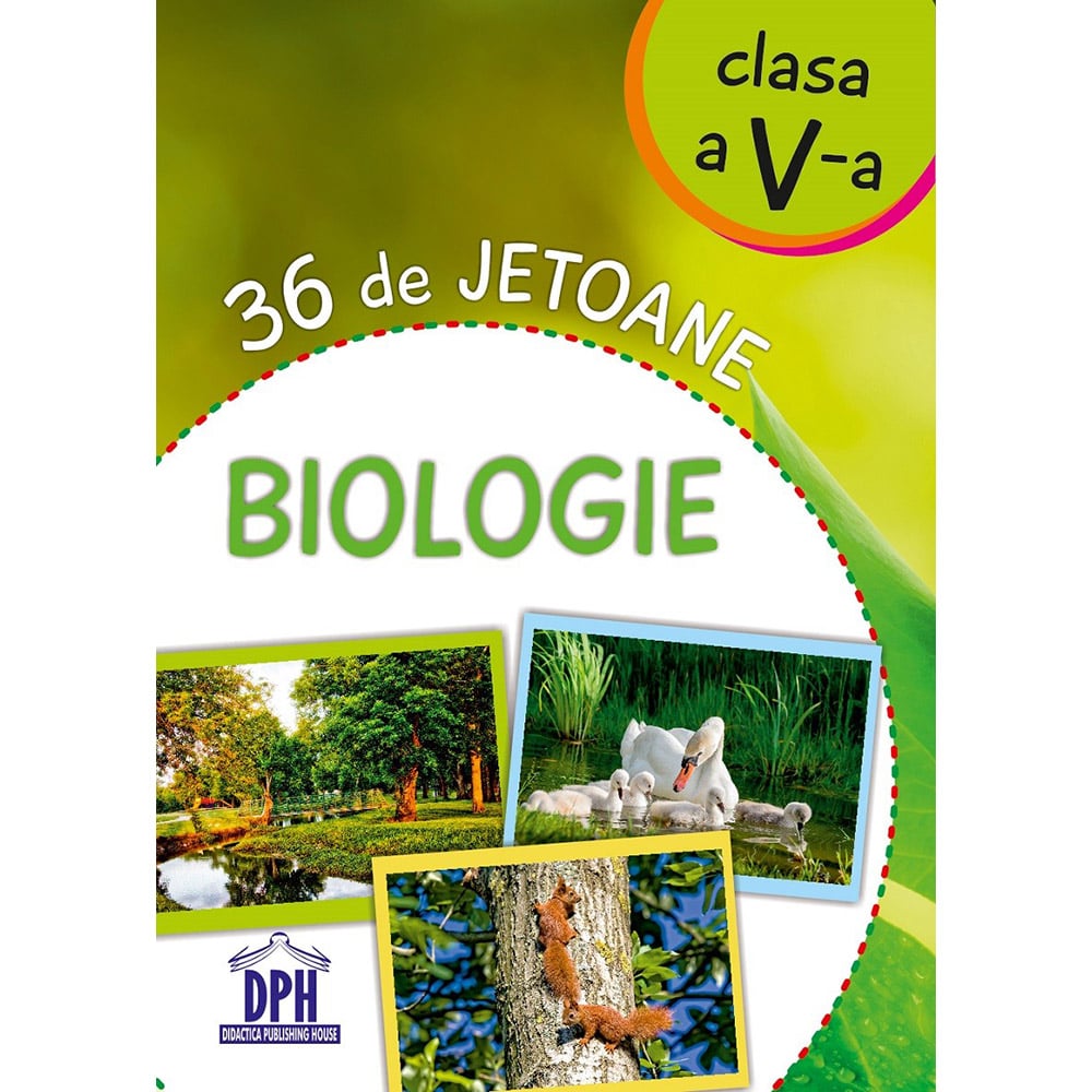 Editura DPH, Biologie - 36 de jetoane - clasa a V-a