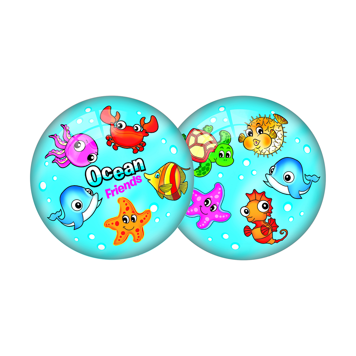 Minge de plaja ocean friends dema still, 23 cm