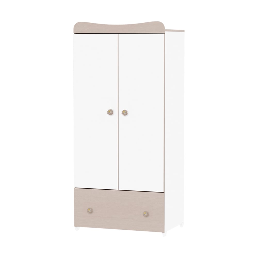 dulap lemn lorelli classic exclusive, white - oak
