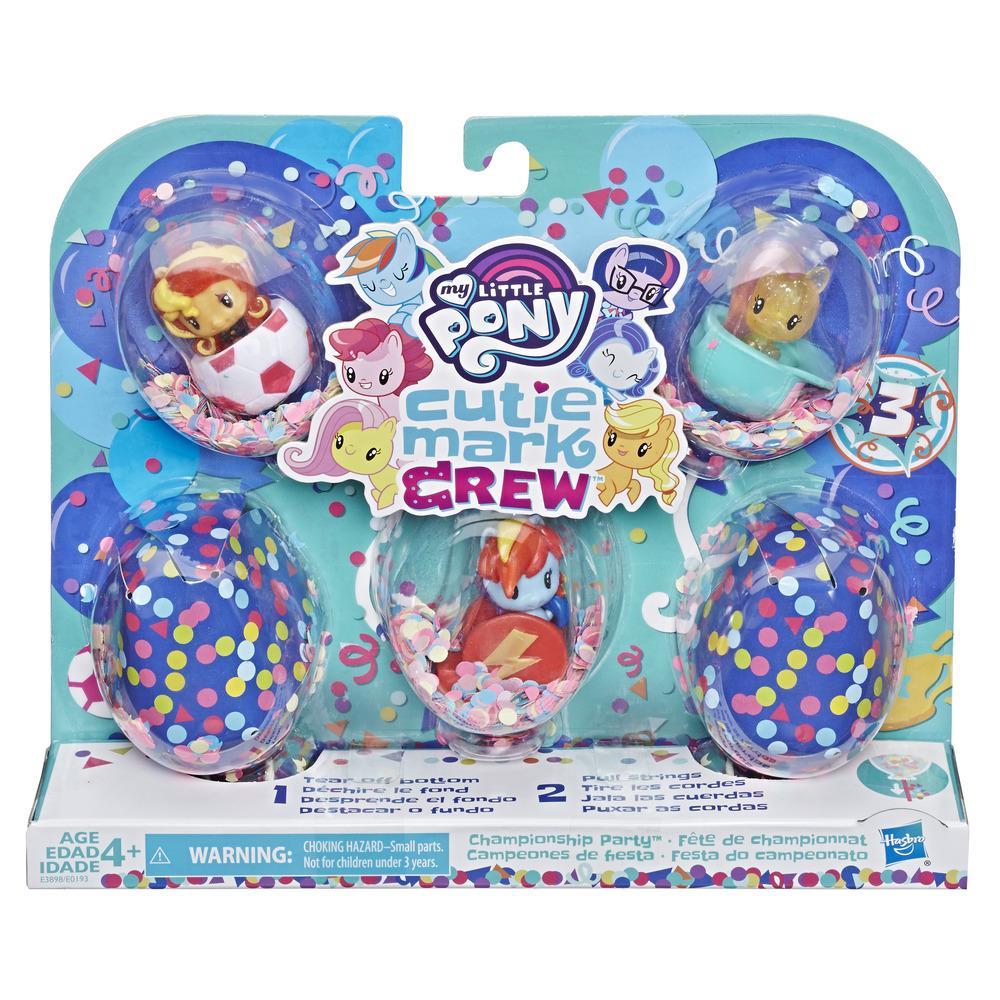 Set mini figurine My Little Pony, Cutie Mark Crew - Championship Party, E3898