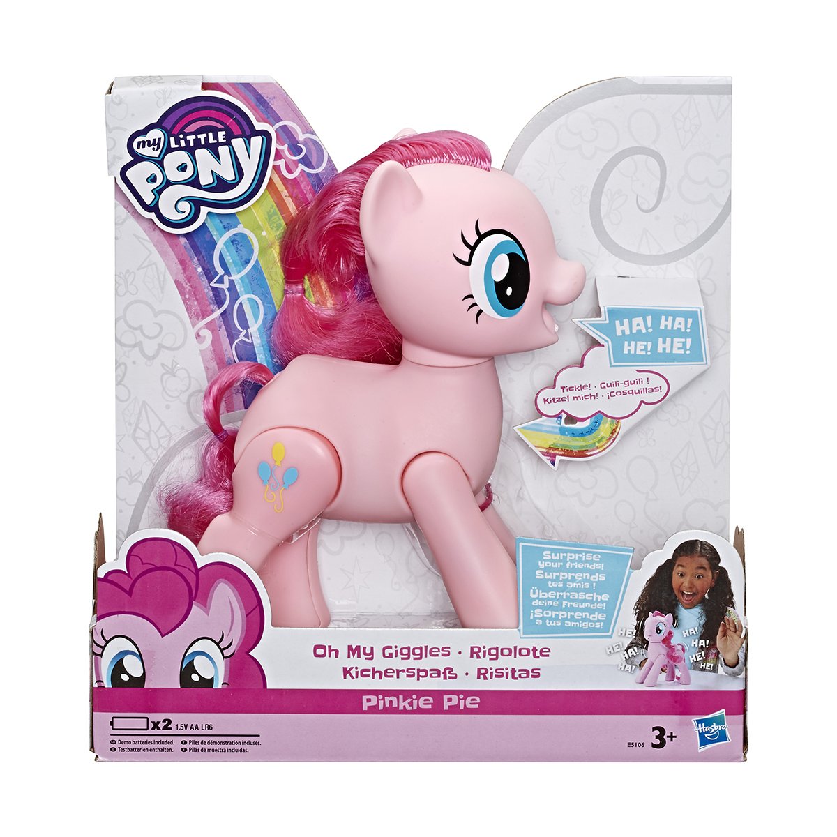 Figurina interactiva My Little Pony, Oh My Giggles, Pinkie Pie Figurina