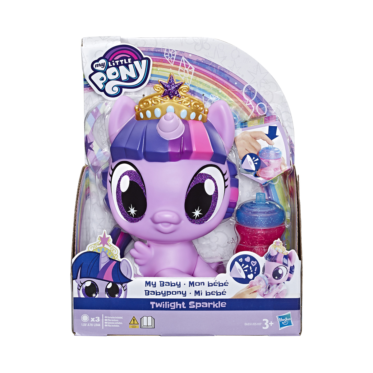 Jucarie interactiva my baby little pony, twilight sparkle (e6551)