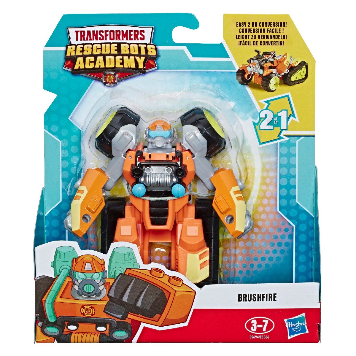 Figurina Transformers Rescue Bots Academy - Brushfire, E5694